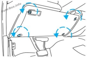 Fuse Box Diagram Ford F-250/F-350/F-450/F-550 (2000-2003)