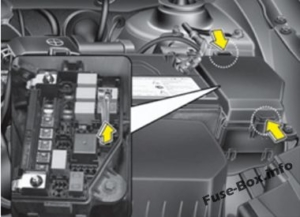 Fuse Box Diagram Hyundai Accent (RB; 2011-2017)