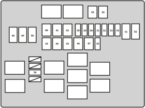 Fuse Box Diagram Toyota Dyna (U600/U800; 2011-2018)