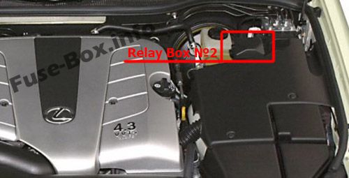 Scatola relè vano motore n. 2: Lexus LS 430 (2000-2006)