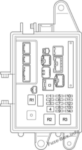 Fuse Box Diagram Lexus LS430 (XF30; 2000-2006)