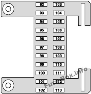 Fuse Box Diagram Mercedes-Benz CL-Class /S-Class 2006-2014