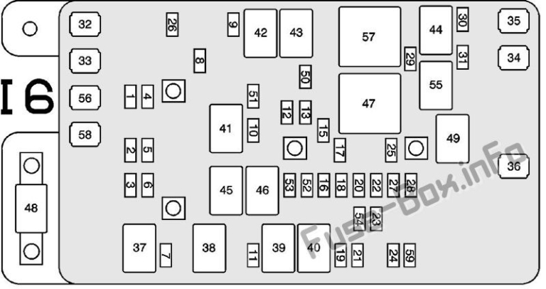 Fuse Box Diagram Isuzu Ascender (2003-2008)