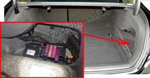 Fuse Box Diagram Audi A4/S4 (B8/8K; 2008-2016)