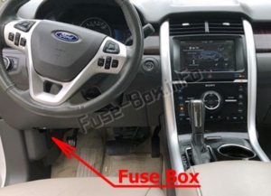 Fuse Box Diagram Ford Edge (2011-2014)