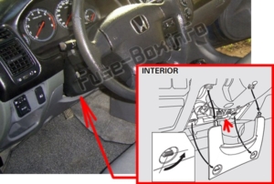 Fuse Box Diagram Honda Civic (2001-2005)