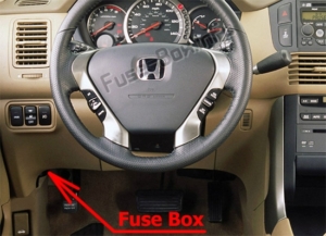 Fuse Box Diagram Honda Pilot (2003-2008)