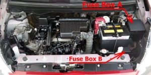 Fuse Box Diagram Mitsubishi Mirage (2014-2019)