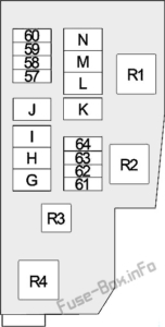 Diagrama De Fusibles Y Relés Para Nissan Altima (L33; 2013-2018 ...