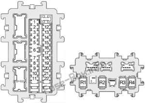 Fuse Box Diagram Infiniti EX35/EX37 (2007-2013)