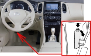 Fuse Box Diagram Infiniti EX35/EX37 (2007-2013)