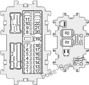 Fuse Box Diagram Infiniti QX56 (JA60; 2004-2010)