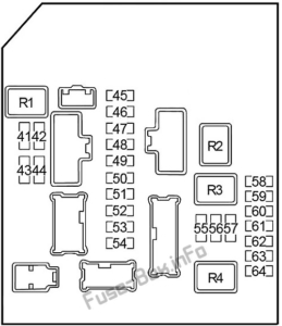 Fuse Box Diagram Infiniti QX56 / QX80 (Z62; 2010-2017)