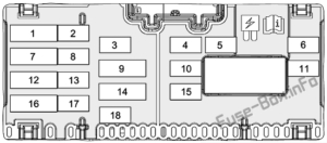 Fuse Box Diagram Ford Puma (2019-2020...)