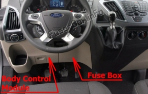 Fuse Box Diagram Ford Transit Custom (2012-2016)