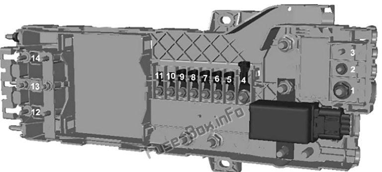 Fuse Box Diagram Ford Transit Custom 2012 2016 7313