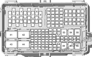 Fuse Box Diagram Ford Transit Custom (2019-2020..)