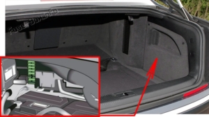 Fuse Box Diagram Audi A8 / S8 (D3/4E; 2008-2009)