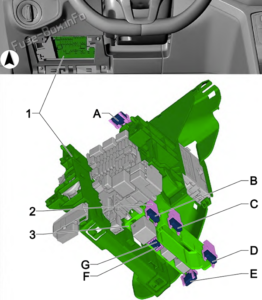 Fuse Box Diagram Volkswagen Atlas / Teramont (2018-2020)