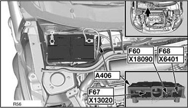 Additional Fuse Box №1: MINI Cooper (2007, 2008, 2009, 2010, 2011, 2012, 2013)