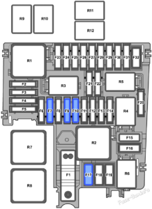 Fuse Box Diagram Volkswagen Caddy (SB; 2021-2023..)