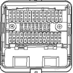 Fuse Box Diagram Volkswagen Transporter (T5.1; 2010-2015)