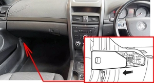 Fuse Box Diagram Holden Commodore (VE; 2006-2013)