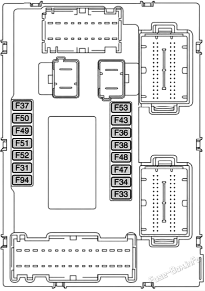 Instrument panel fuse box diagram: Dodge Hornet (2023-2024)